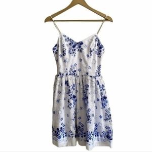 NWT Aqua Floral Lace Dress